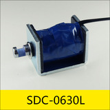 zanty SDC-0630L系列電磁鐵，型號：SDC-0630L-18A12，應用：收銀箱柜鎖，大?。?0*19.6*23mm，電壓：DC18V，電流：1.5A，電阻：12Ω，功率：27W
