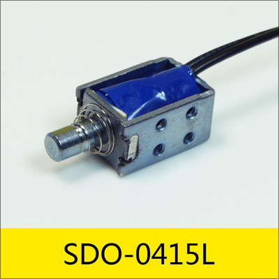 SDO-0415Lシリーズソレノイド，使用：キャビネットロッカーのロック，15.5*10.8*8mm,電圧：DC3V,電流：0.85A,抵抗：3.5Ω，パワー：2.5W