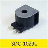 zanty SDC-1029L系列電磁鐵，型號：SDC-1029L-24A21.5，應(yīng)用：自動販賣機(jī)，78*31.9*28.45mm，電壓：24V，電流：1.05A，電阻：21.5Ω，功率：10.5W