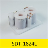 SDT-1824L系列電磁鐵，大?。?6*30*24.5mm，電壓：DC8V，電流：3.5A，電阻：2.3Ω，功率：28W