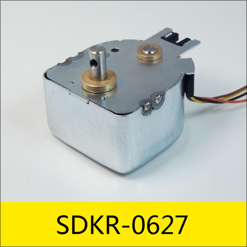 SDKR-0627系列旋轉(zhuǎn)電磁鐵，型號：SDKR-0627-24A18-16，應(yīng)用：分揀系統(tǒng)，59*47*27mm，電壓：24V，電流：1.2A，電阻：18Ω，功率：28.8W