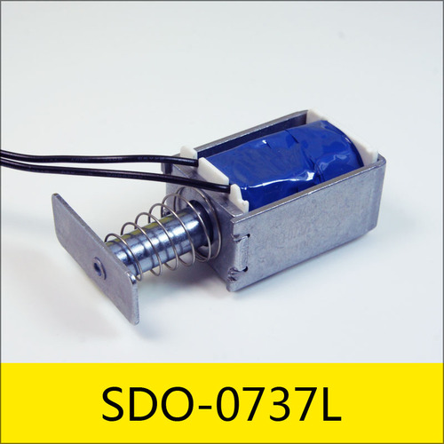 SDO-0737L系列電磁鐵，型號：SDO-0737L-240-85A3500，應用：排風扇，37*24*20mm，DC240V吸合DC85V保持，電阻：3500Ω，功率：16.5W吸合2.06W保持