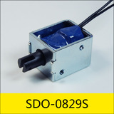 SDO-0829S系列電磁鐵，型號：SDO-0829S-24A50，應用：取藥機 ，大?。?8.8*23*20mm ，電壓：DC24V ，電流：0.48A ，電阻：50Ω ，功率：11.52W
